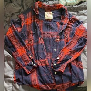 Juniors Flannel Button Up